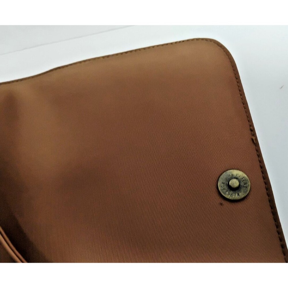 Vintage GIANI BERNINI Brown Leather Crossbody Purse 9x9 NWD - Picture 14 of 16